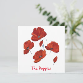 Cartão Os Poppies
