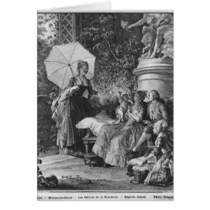 Cartão Os prazeres da maternidade