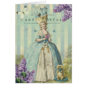 Cartão Os printemps do au de Lilas, derramam Vous, para