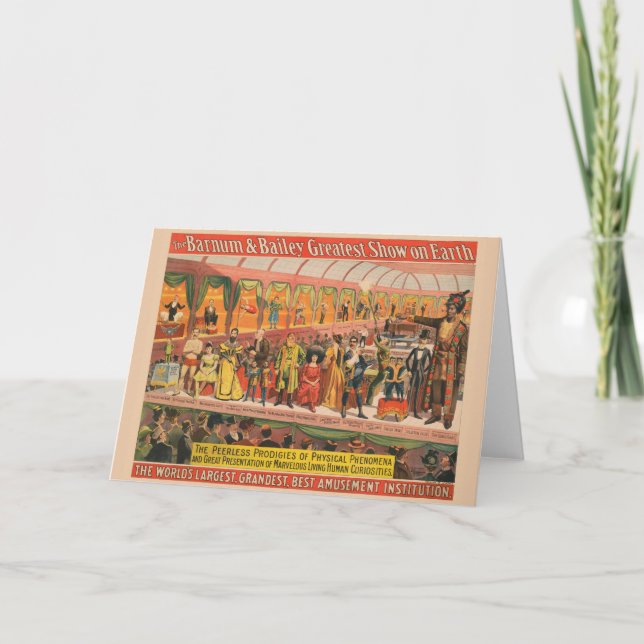 Cartão Os Prodígios Sem Pares De Fenômenos Físicos (Frente)