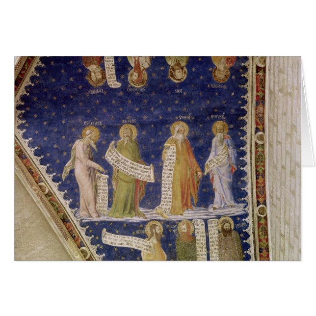 Cartão Os profetas Ezekiel, Jeremiah (Frente Horizontal)