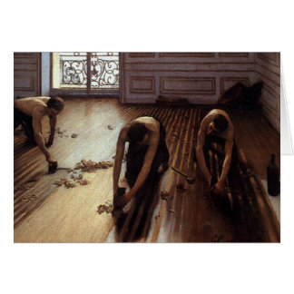 Cartão Os raspadores do assoalho