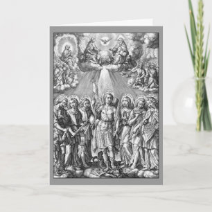 Cartão Os Sete Arcanjos (M 034; Gravura)