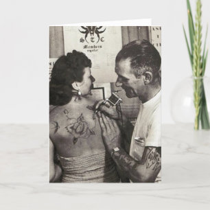 Cartão Os tatuagens de Shieferly do Al aumentaram