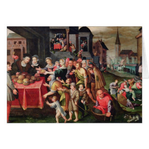 Cartão Os trabalhos do compaixão