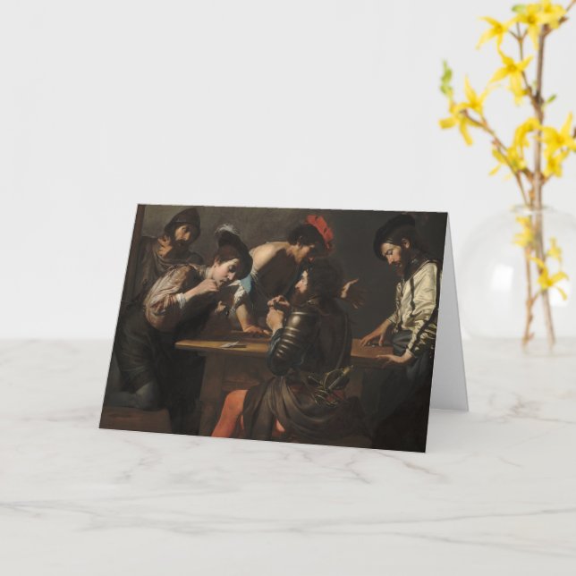 Cartão Os Trapaceiros, Cartas de Jogar dos Soldados Merce (Flor Amarela)