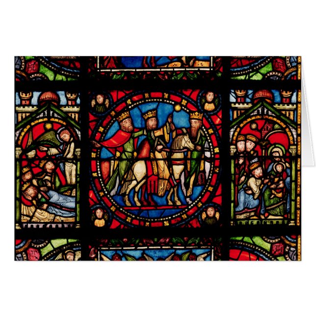 Cartão Os três Magi (Frente Horizontal)