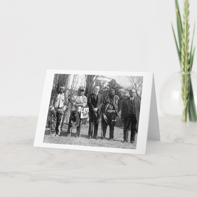 Cartão Osage Indians, 1925 (Frente)