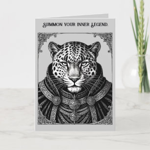 Cartão Ose O Rei Leopardo das Sombras