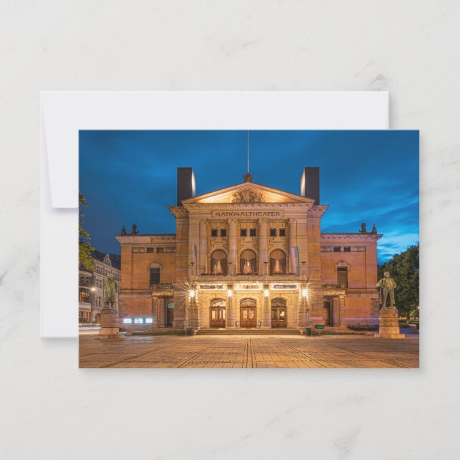 Cartão Oslo para o Teatro Nacional (Frente)