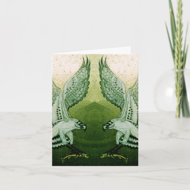 Cartão Ospreys Note Card (Frente)