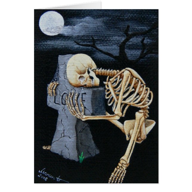 Cartão "Ossos de grito " (Frente)