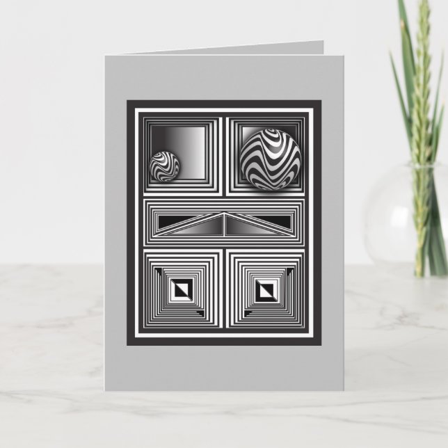 Cartão Ótica através de Formas (Frente)