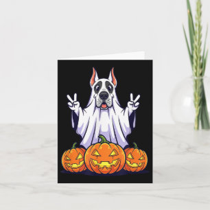 Cartão Ótimo Cachorro Fantástico Pumpkin Boo Halloween Cr