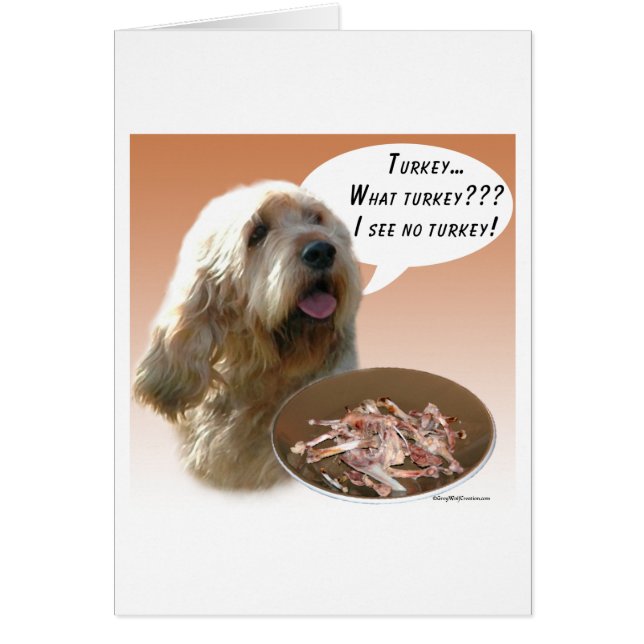 Cartão Otterhound Turquia (Frente)