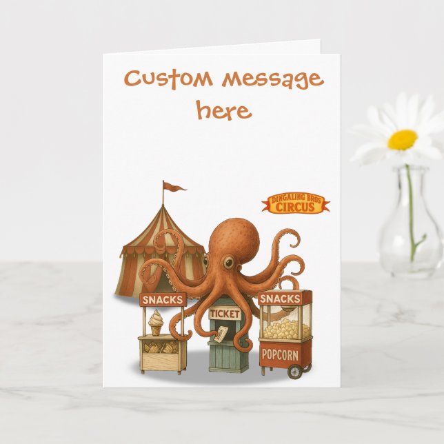 Cartão Otto’s circus snack shack (Planta pequena)