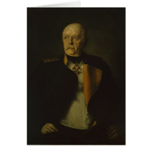 Cartão Otto von Bismarck, c.1890