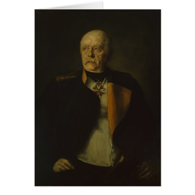 Cartão Otto von Bismarck, c.1890 (Frente)