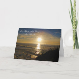 Cartão Our Hearts And Prayers Are With You