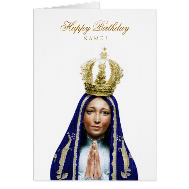 Cartão Our Lady of Aparecida (Frente)