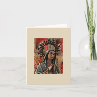 Cartão Our Lady of Guadalupe blank card