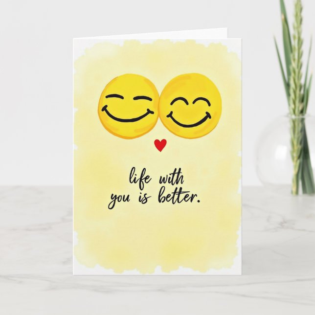 Cartão Our Life Is Better Together Card (Frente)