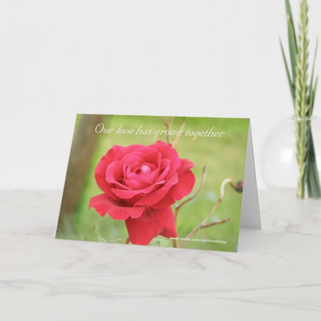 Cartão Our love has grown together (Frente)