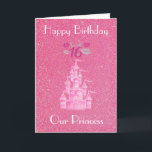 CARTÃO OUR PRINCESS DAUGHTER GREETING CARD<br><div class="desc">CAN BE CUSTOMISED.</div>