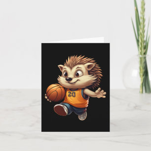 Cartão Ouriço Cacheiro de Basquetebol 1
