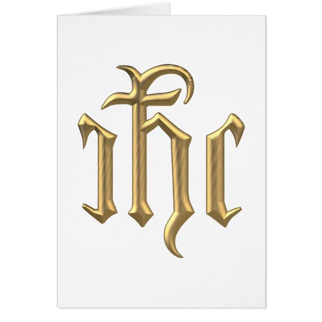 Cartão Ouro "3-D" IHC (Frente)