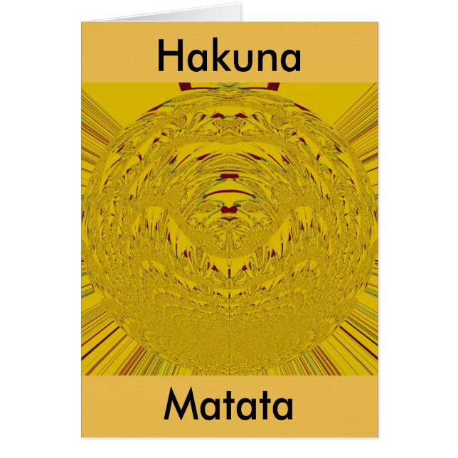 Cartão Ouro do padrão da cabeça do leão (Frente)