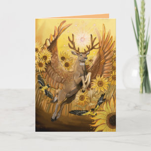 Cartão Ouro Feilds Mule Deer