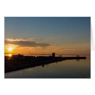 Cartão Ouro Morning Lake Huron