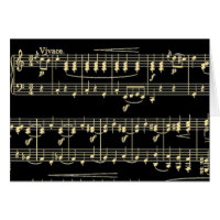 Ouro musical em preto