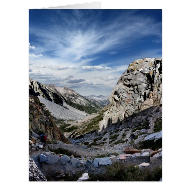 Cartão Ouro Staircase - John Muir Trail (Frente)