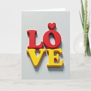 Cartão Ousado de Amor Romântico