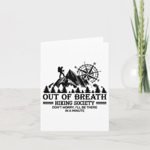 Cartão Out Of Breath Hiking Society 2
