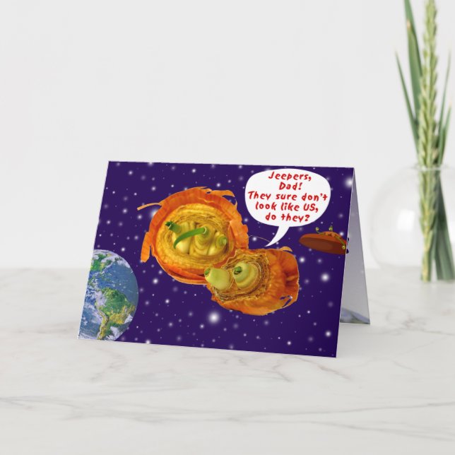 CARTÃO OUT-OF-THIS-WORLD DAD CARD (Frente)