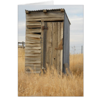 Cartão Outhouse