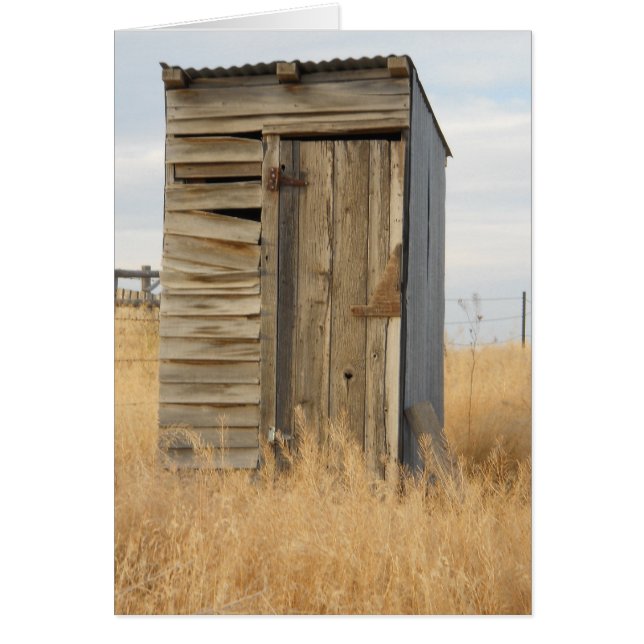 Cartão Outhouse (Frente)