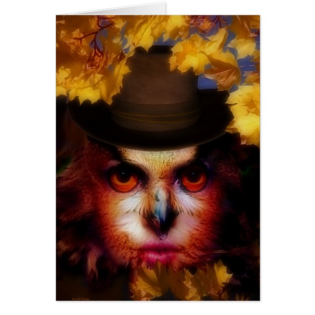 Cartão Outono (Frente)