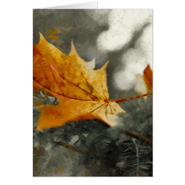 Cartão Outono (Frente)