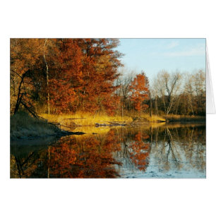 Cartão outono das Colinas do Líbano