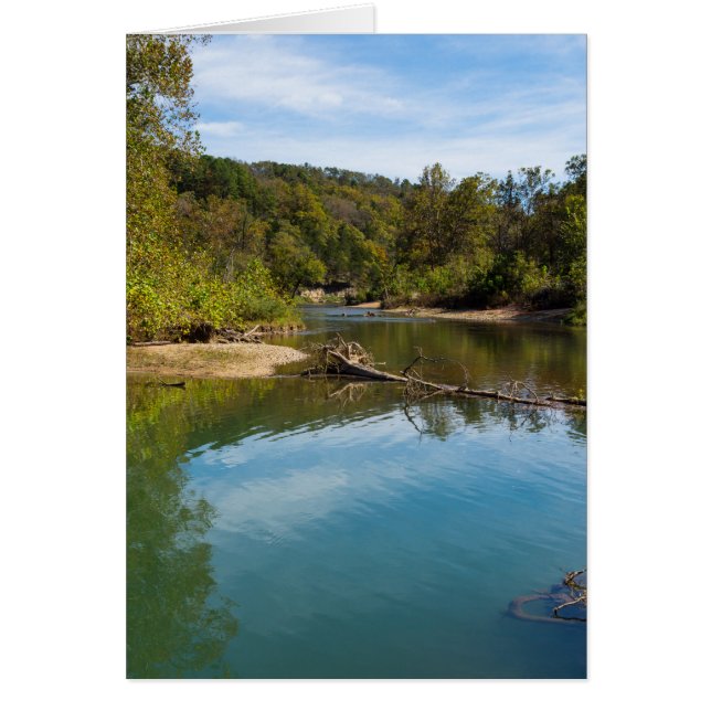 Cartão Outono Em Bryant Creek (Frente)