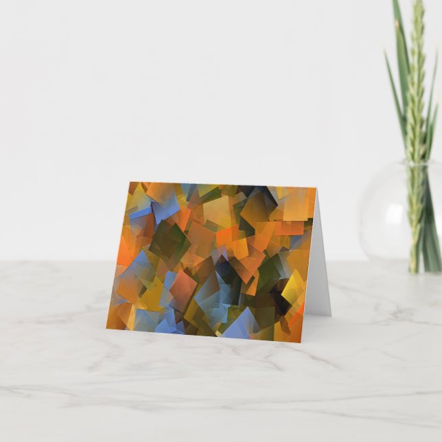 Cartão Outono pelo rio.... (Frente)