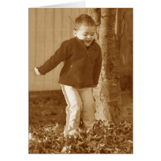 Cartão OutonoDiversão