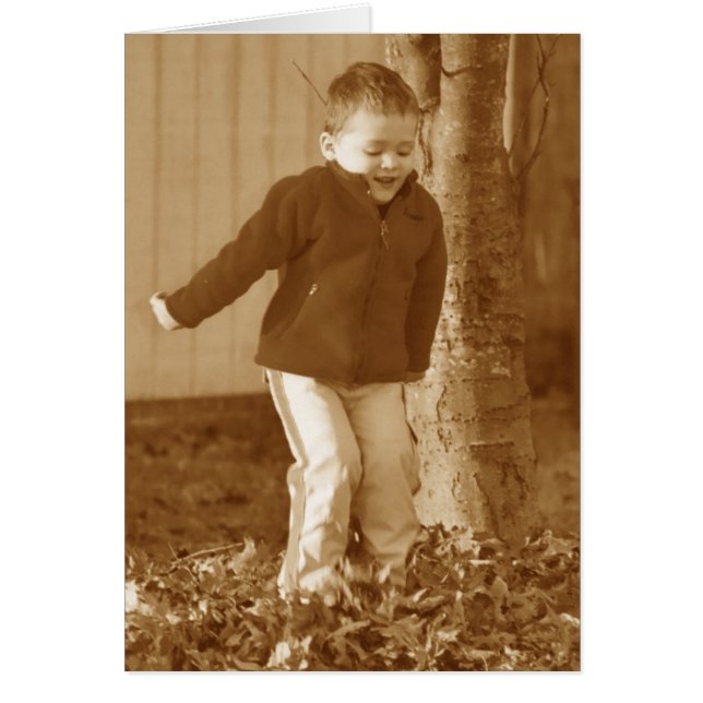 Cartão OutonoDiversão (Frente)