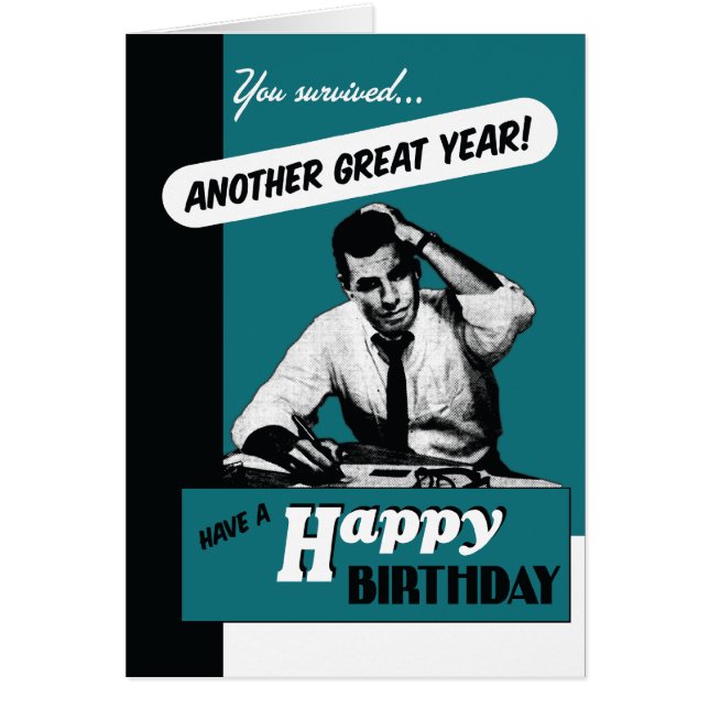 Cartão Outro Ano Excelente! (Frente)