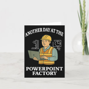 Cartão Outro Dia Na Fábrica Powerpoint