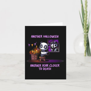 Cartão Outro Halloween Mais Um Ano Perto Da Morte